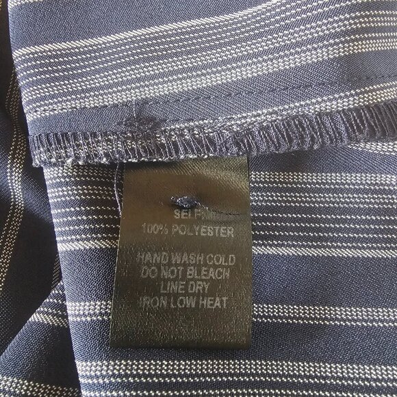 Lulus Walk the Walk Blue/white striped tank dress-Sz M-nautical - Picture 4 of 4